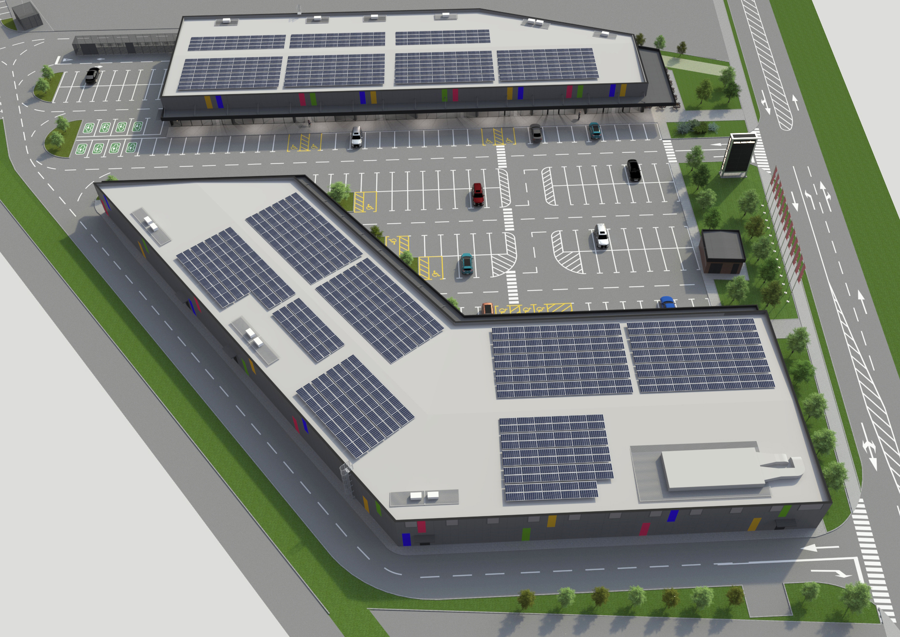 Retail Park Požega — Poslovno-trgovačka građevina — slika 3