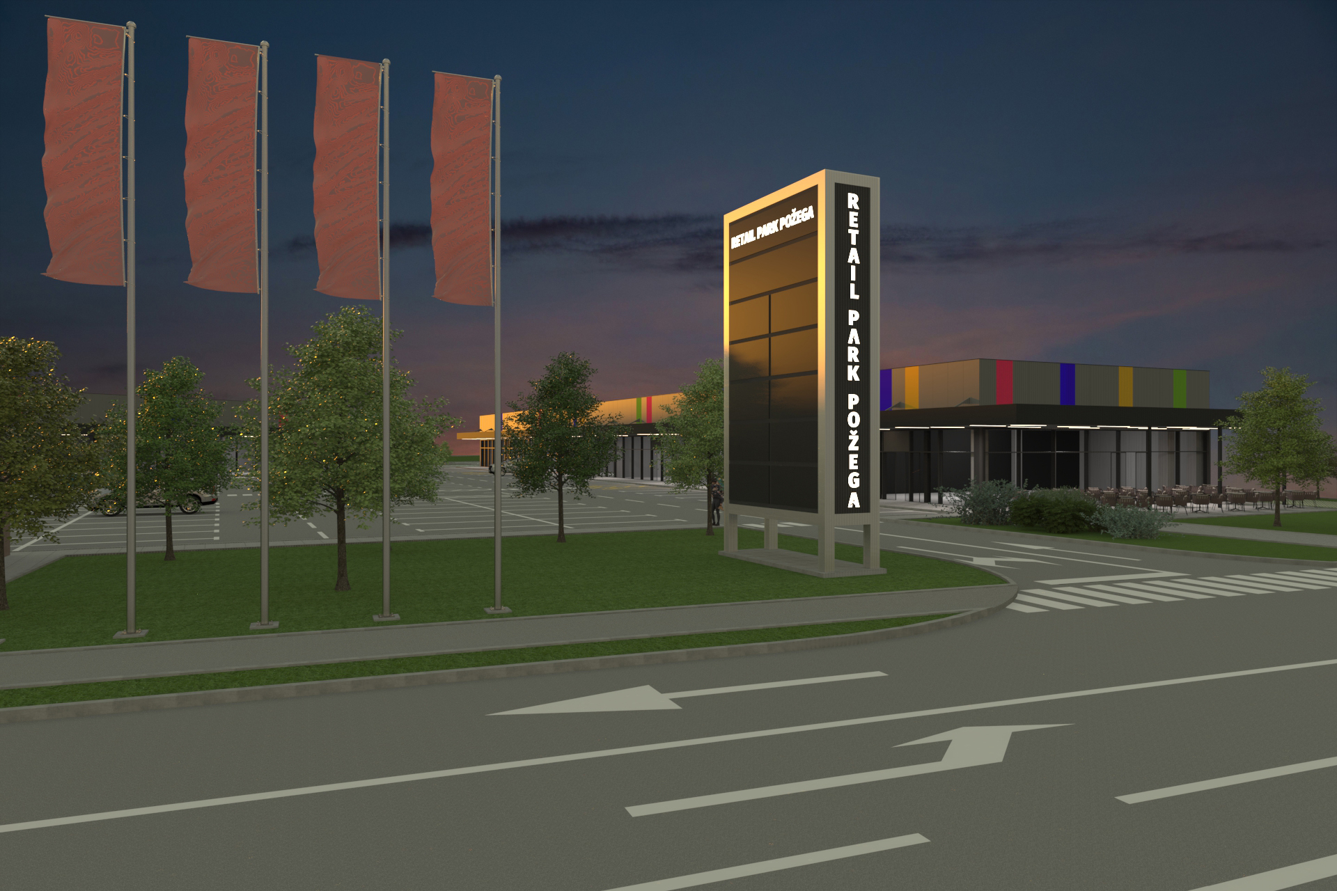 Retail Park Požega — Poslovno-trgovačka građevina — slika 2